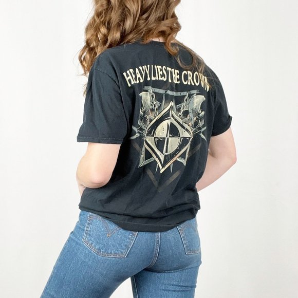 Machine Head Oversized Band Tee Heavy Metal Disturbed T-Shirt Merch Graphic Goth - Picture 2 of 9